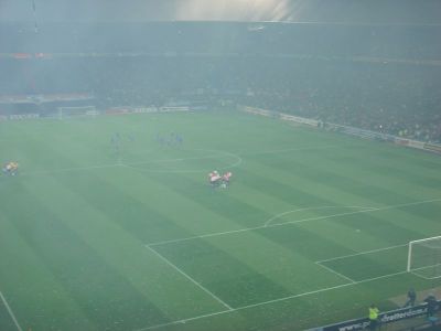 Laatste groepsknuffel