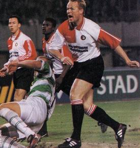 Ronald Koeman na snelle goal Carsten Jancker.