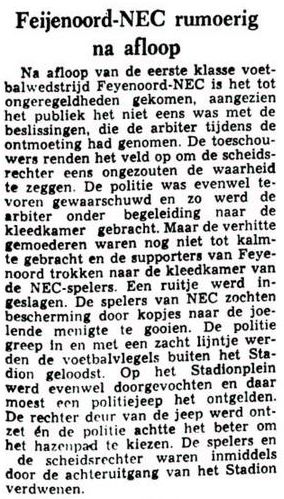 Feyenoord – SC NEC