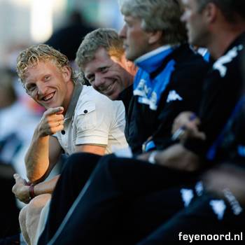 Dirk Kuyt was wel aanwezig, maar dan als toeschouwer.