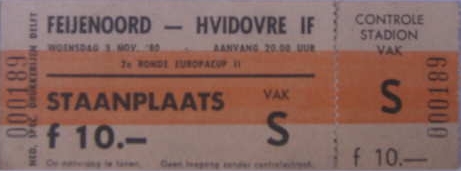 Feyenoord – Hvidovre Kopenhagen