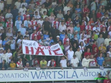 Instead of love came HATE