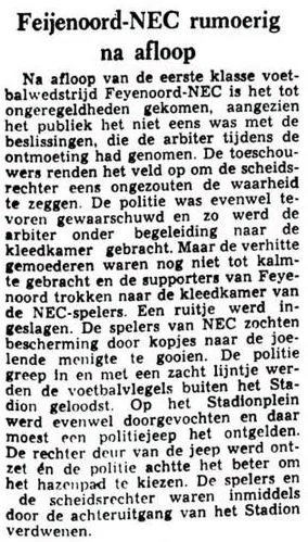 Feyenoord – SC NEC · 2–2