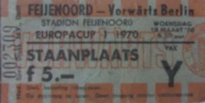 Feyenoord – FC Vorwarts · 2–0