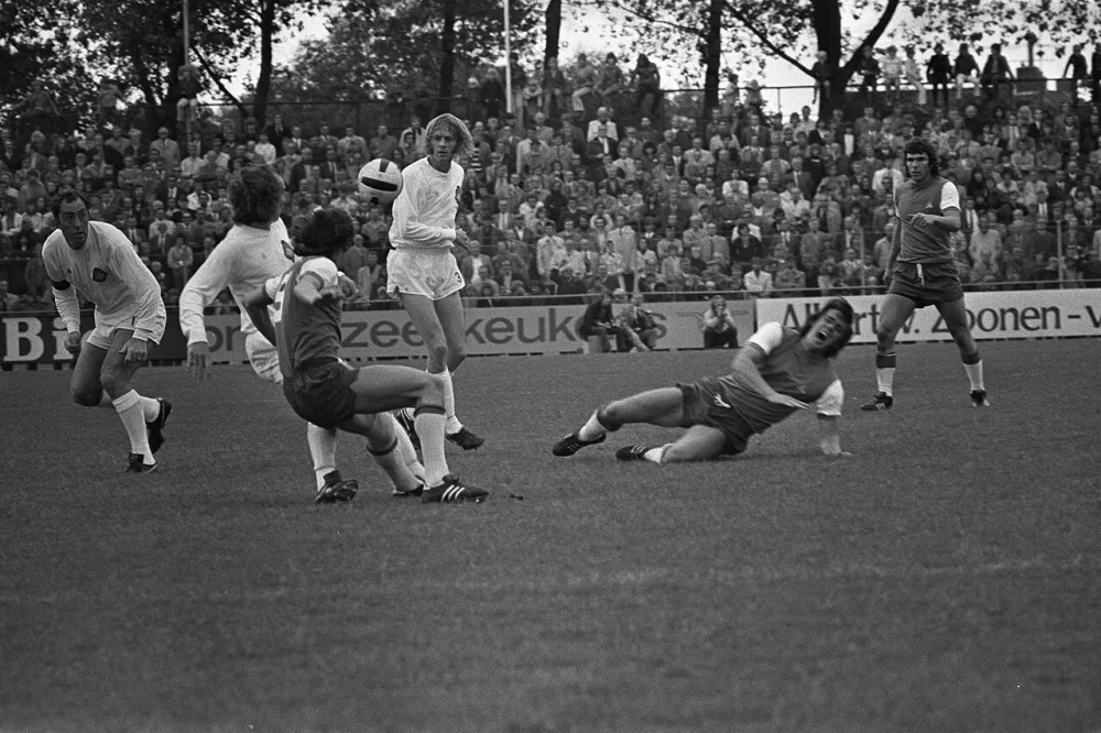 Telstar tegen Feyenoord 0-1. Foto: Rob Mieremet / Anefo, Nationaal Archief (CC0).