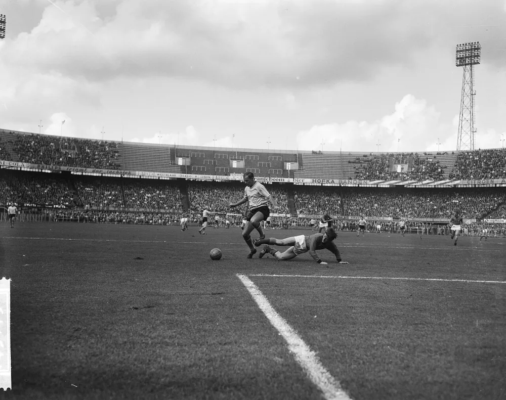 Feyenoord tegen Volendam 2-5, spelmomenten. Foto: Eric Koch / Anefo, Nationaal Archief (CC0).