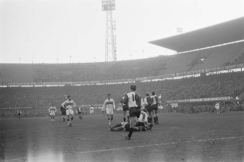 Feyenoord tegen NAC 10-0. Spelmomenten. Foto: Eric Koch / Anefo, Nationaal Archief (CC0).