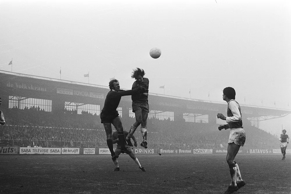 Feijenoord tegen Twente 1-1. Foto: Bert Verhoeff / Anefo, Nationaal Archief (CC0).