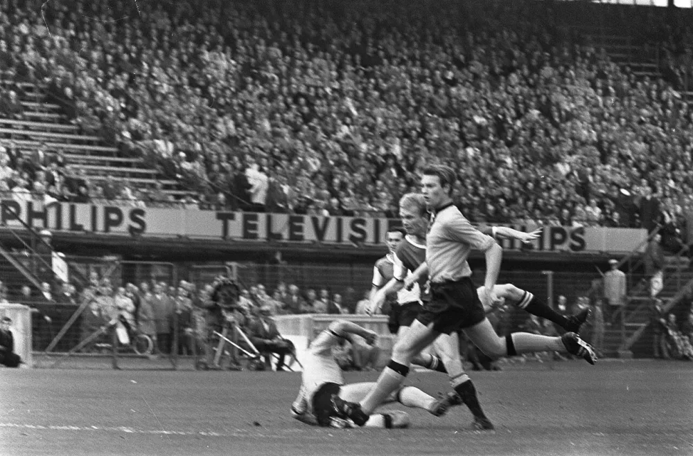 Feyenoord tegen DOS 5-0. Spelmomenten. Foto: Eric Koch / Anefo, Nationaal Archief (CC0).