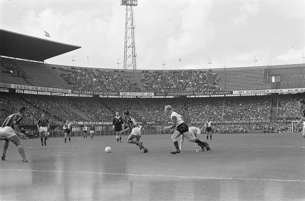 Feyenoord tegen DWS 0-1. Spelmomenten. Foto: Eric Koch / Anefo, Nationaal Archief (CC0).