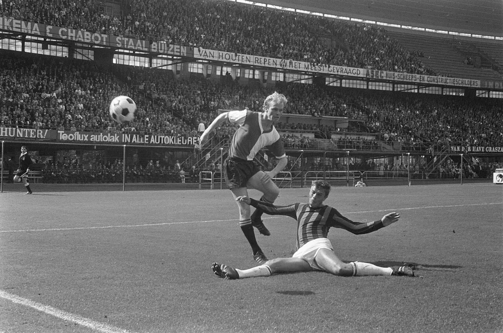 Feyenoord tegen DWS 3-2. Foto: Eric Koch / Anefo, Nationaal Archief (CC0).