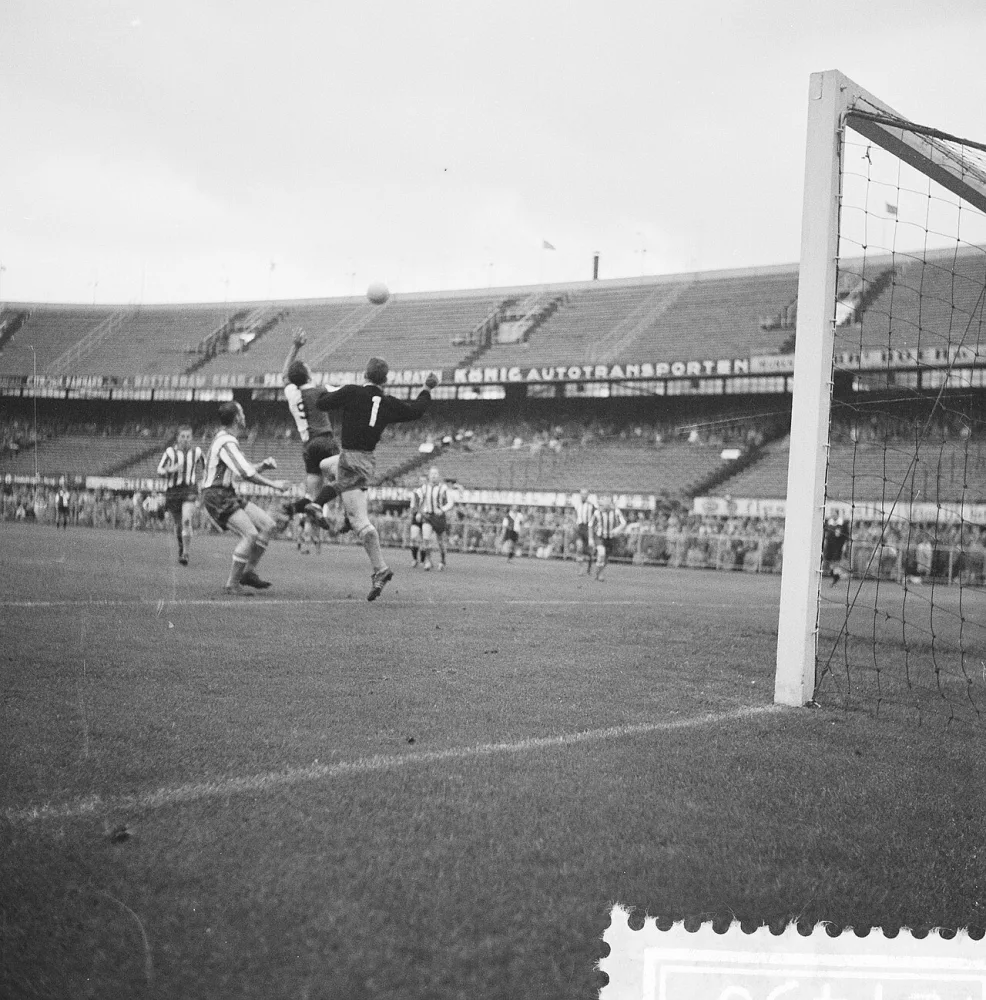 Feyenoord tegen Goteburg 4-1. Foto: Jan Voets / Anefo, Nationaal Archief (CC0).
