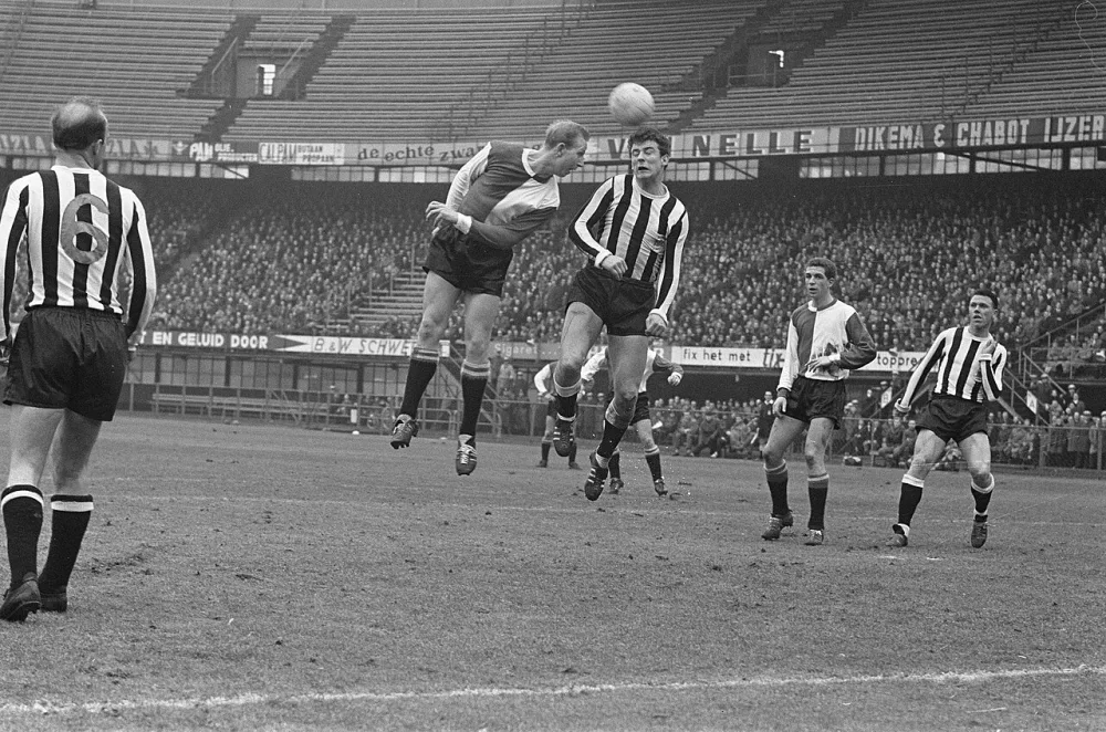Feyenoord tegen Heracles 1-1, spelmomenten. Foto: Winfried Walta / Anefo, Nationaal Archief (CC0).