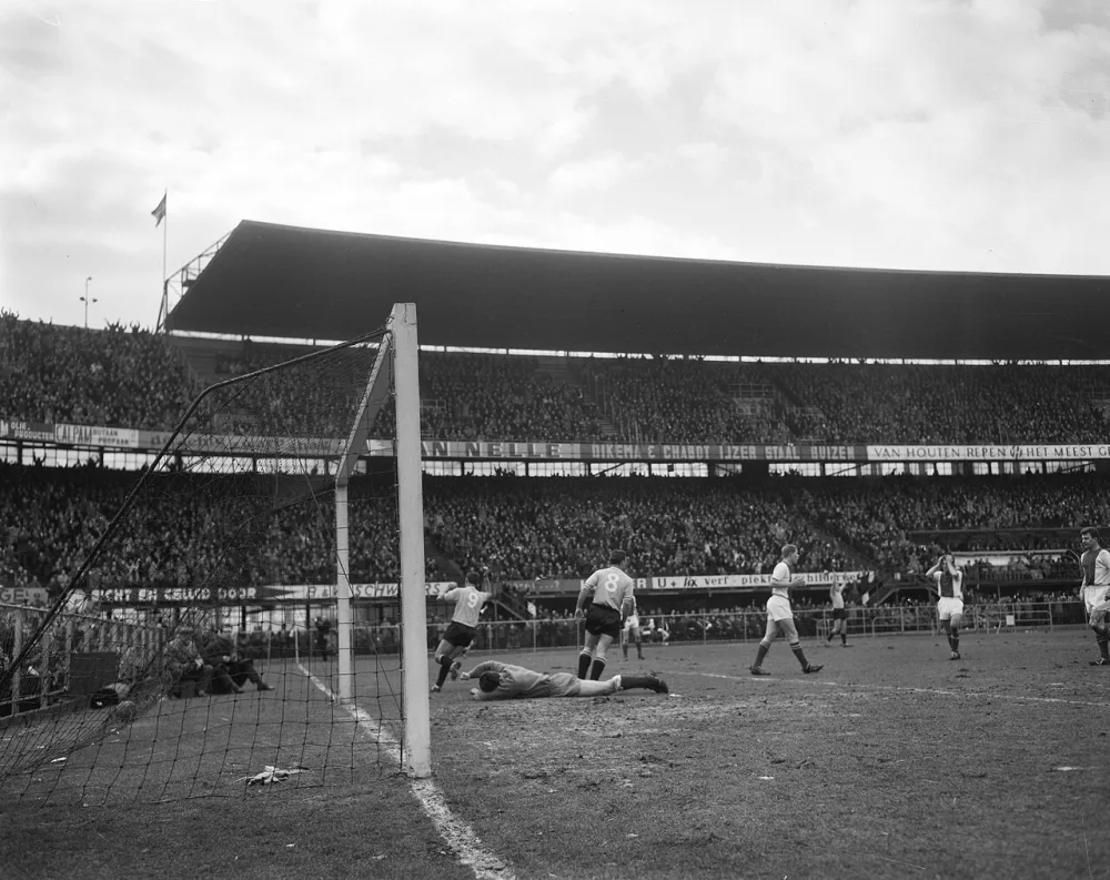 Feyenoord tegen Ajax 1-2. Foto: Eric Koch / Anefo, Nationaal Archief (CC0).