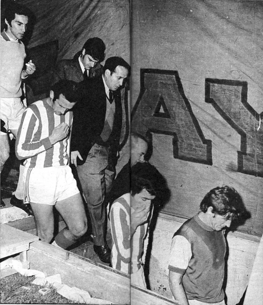 Estudiantes – Feijenoord (2-2), eerste wedstrijd om de Wereldbeker, Buenos Aires, 26 augustus 1970. Foto: maker onbekend via Wikimedia Commons, publiek domein.