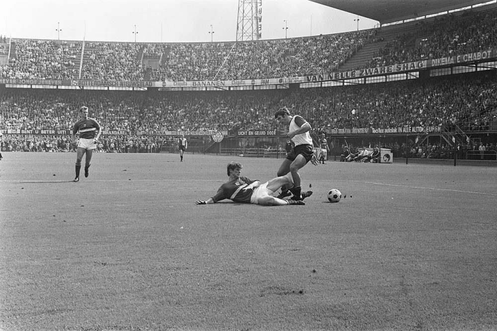 Feyenoord tegen GVAV 3-0. Foto: Eric Koch / Anefo, Nationaal Archief (CC0).