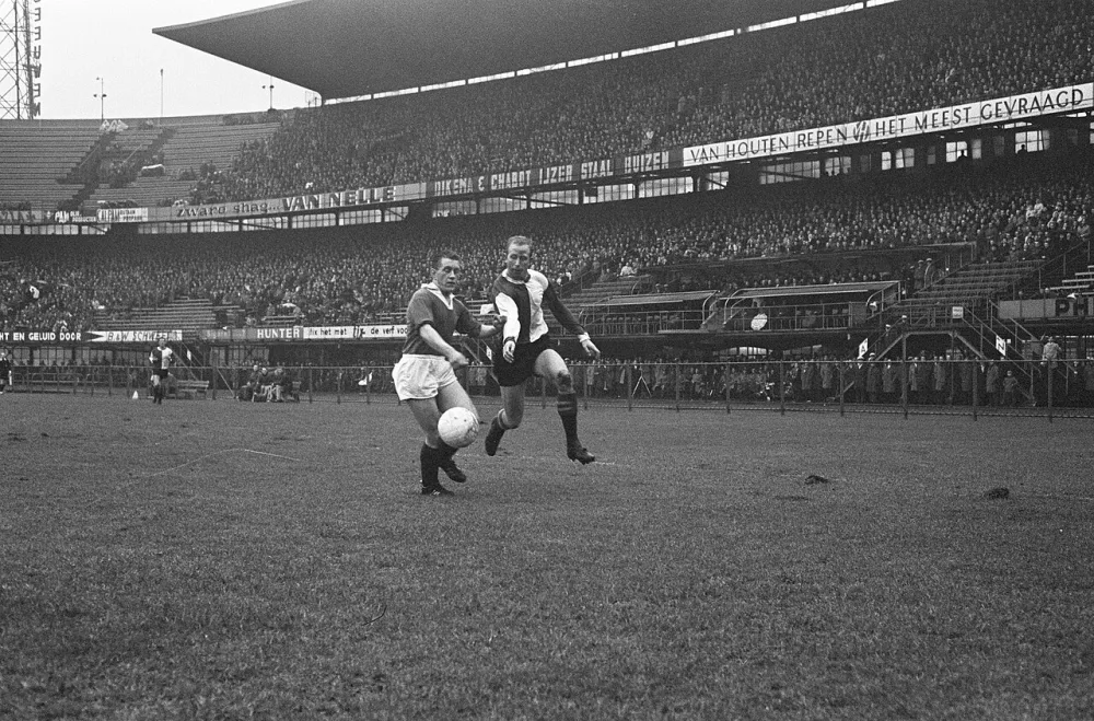 Feyenoord tegen Fortuna 54 5-0, spelmomenten. Foto: Eric Koch / Anefo, Nationaal Archief (CC0).