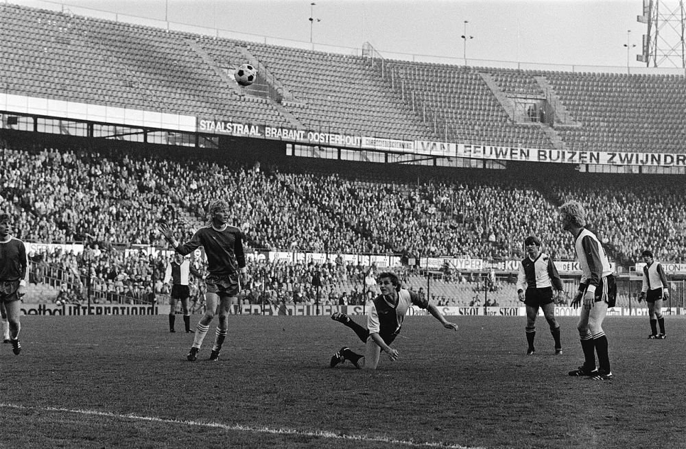 Feyenoord tegen Volendam 2-0, spelmomenten. Foto: Rob C. Croes / Anefo, Nationaal Archief (CC0).