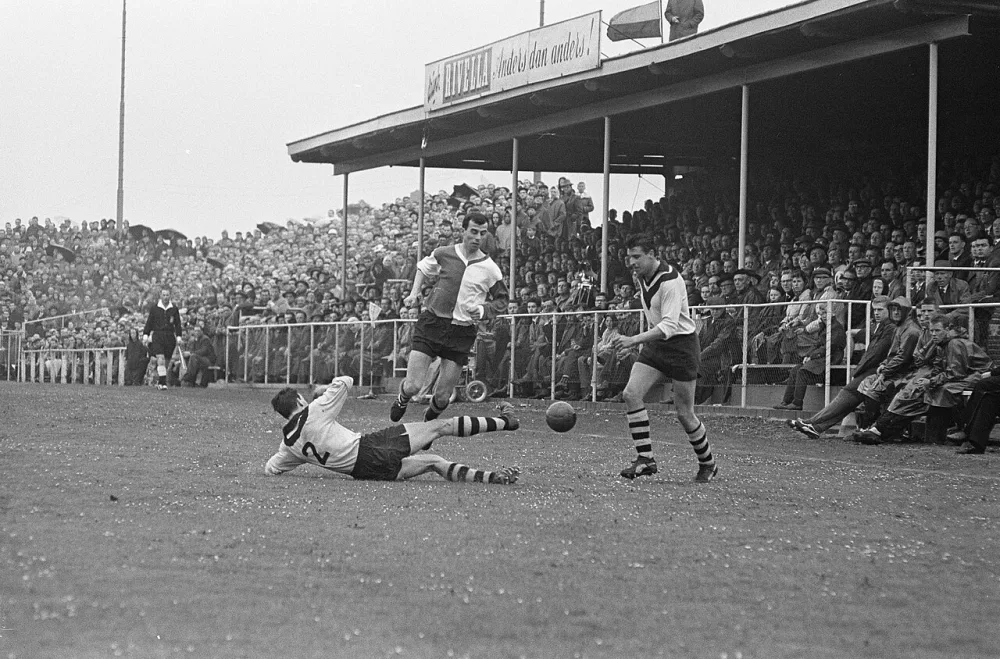 Feyenoord tegen VVV 0-1. Foto: Eric Koch / Anefo, Nationaal Archief (CC0).