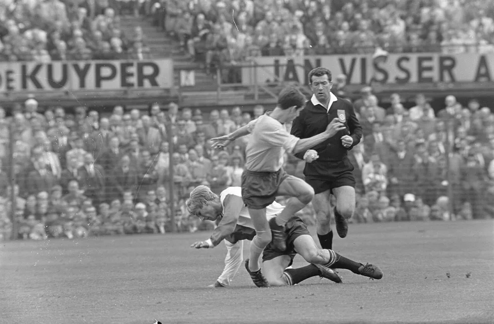 Feyenoord tegen Sittardia 5-1. Spelmomenten. Foto: Ron Kroon / Anefo, Nationaal Archief (CC0).