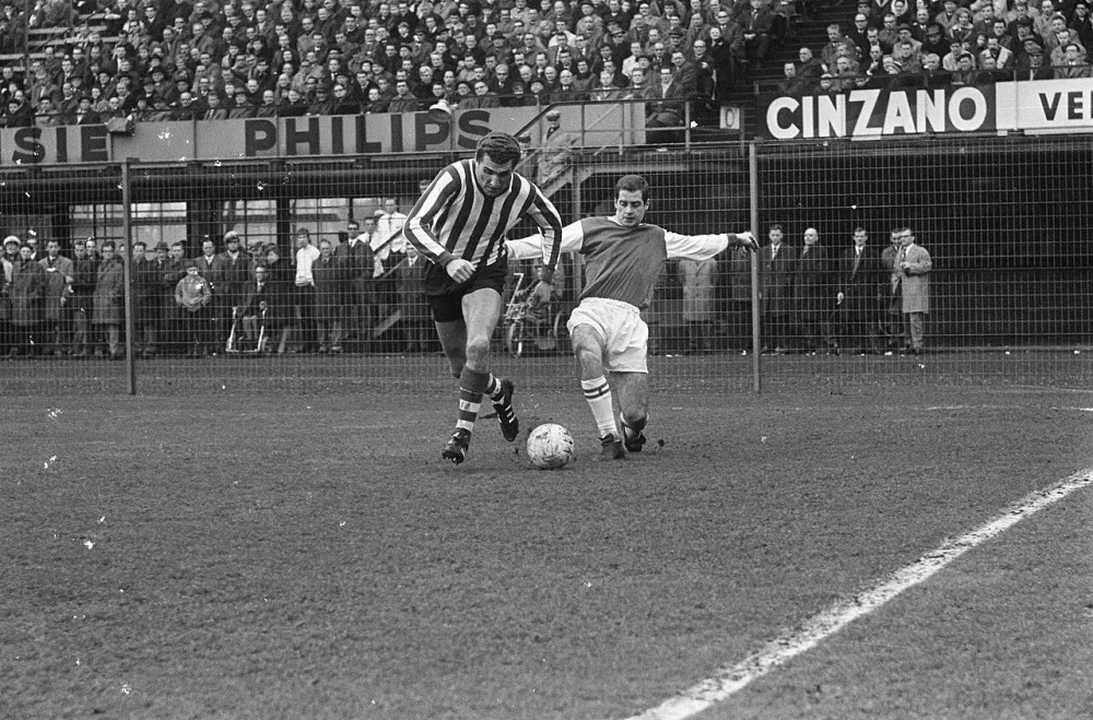 Feyenoord tegen Sparta 2-1, spelmomenten. Foto: Eric Koch / Anefo, Nationaal Archief (CC0).