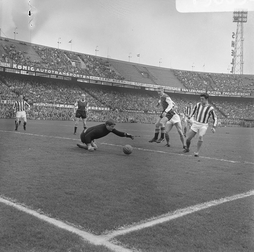 Feyenoord tegen Willem II , Harry Bild in aktie. Foto: Jan Voets / Anefo, Nationaal Archief (CC0).