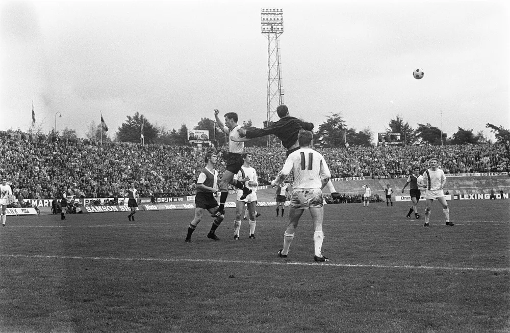 NEC tegen Feyenoord 0-2. Foto: Eric Koch / Anefo, Nationaal Archief (CC0).