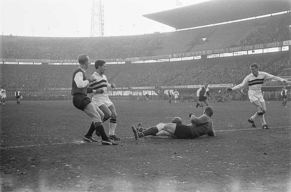 Feyenoord tegen NAC 10-0. Spelmomenten. Foto: Eric Koch / Anefo, Nationaal Archief (CC0).