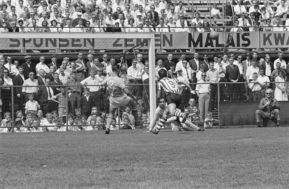 Feijenoord tegen Sparta, speelmomenten. Foto: Eric Koch / Anefo, Nationaal Archief (CC0).