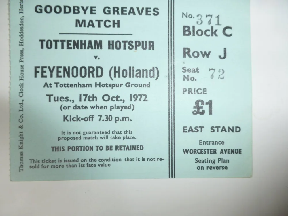 Tottenham Hotspur – Feyenoord · 2–1