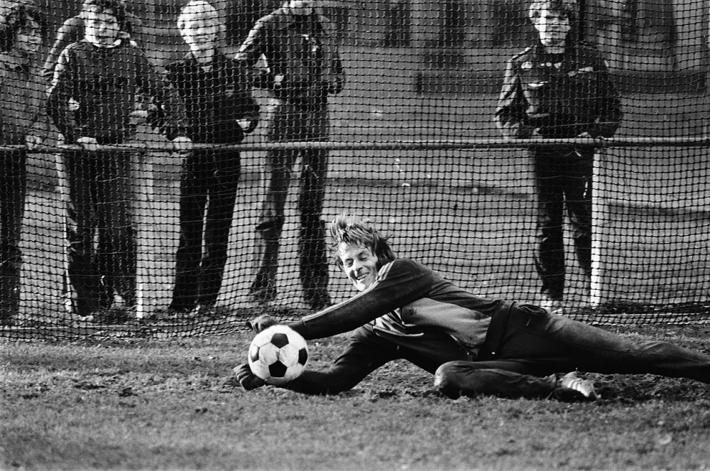 Feijenoord doelman Ton van Engelen. Foto: fotograaf onbekend / Anefo, Nationaal Archief (CC0).